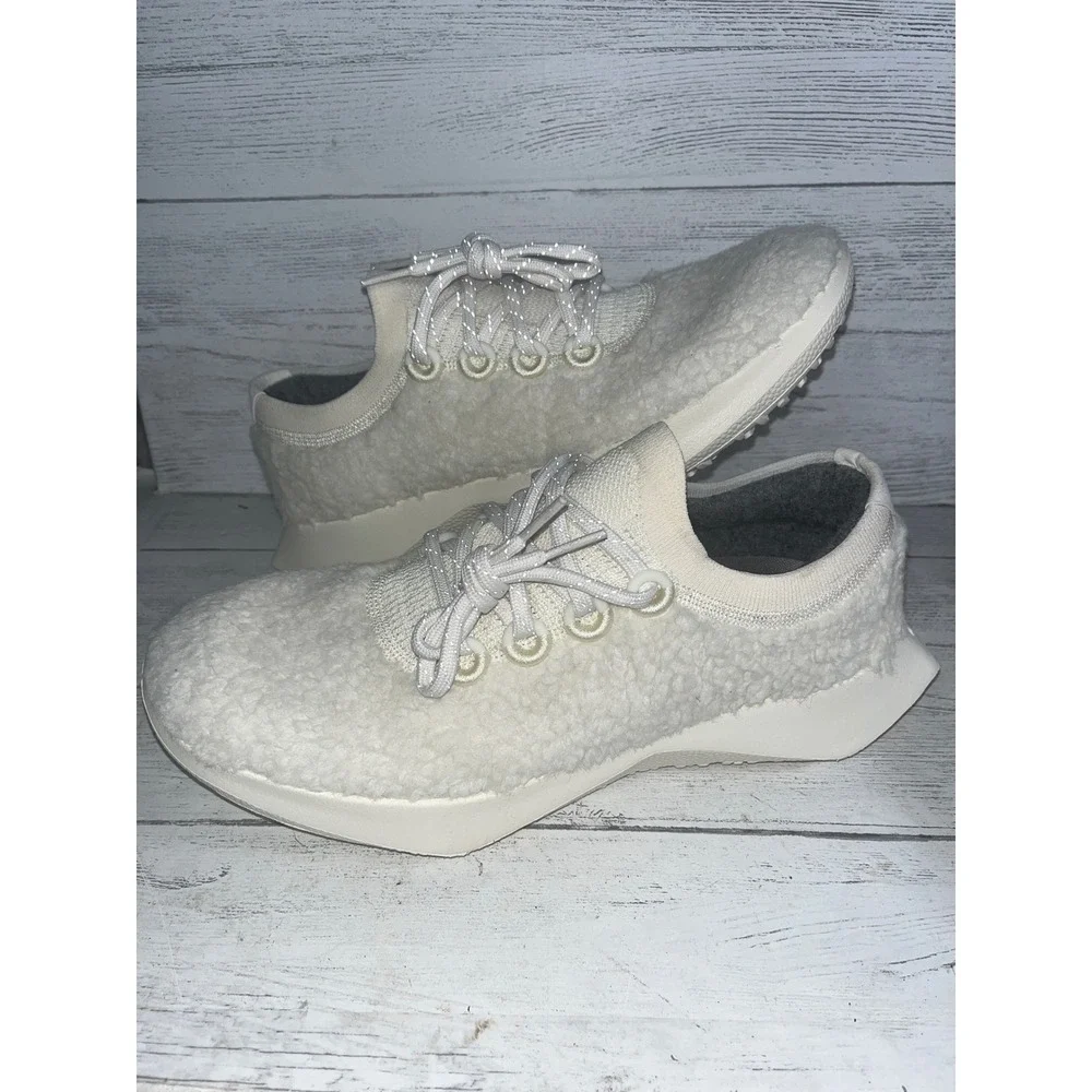 Allbirds Women's Wool Loungers Cream‎ Cozy Slip On Walking Sneakers Shoes US 11